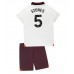 Manchester City John Stones #5 Babykleding Uitshirt Kinderen 2023-24 Korte Mouwen (+ korte broeken)